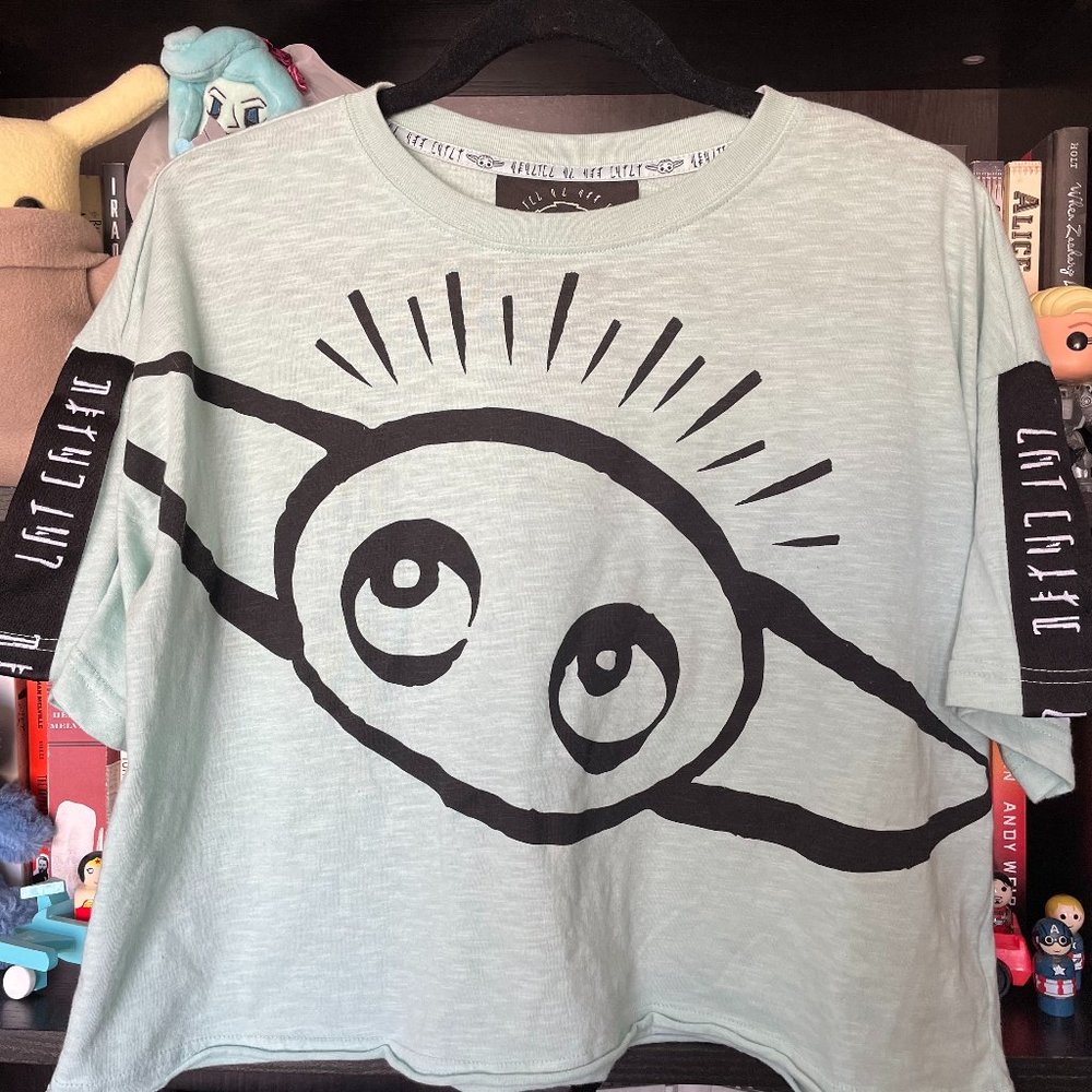 Star Wars Baby Yoda Grogu boxy crop top